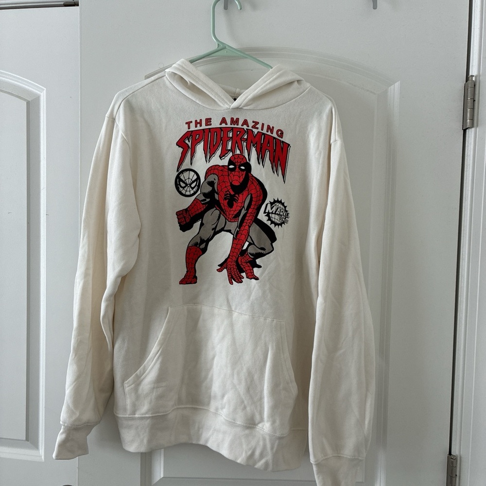 Marvel Cream Spider-Man Hoodie